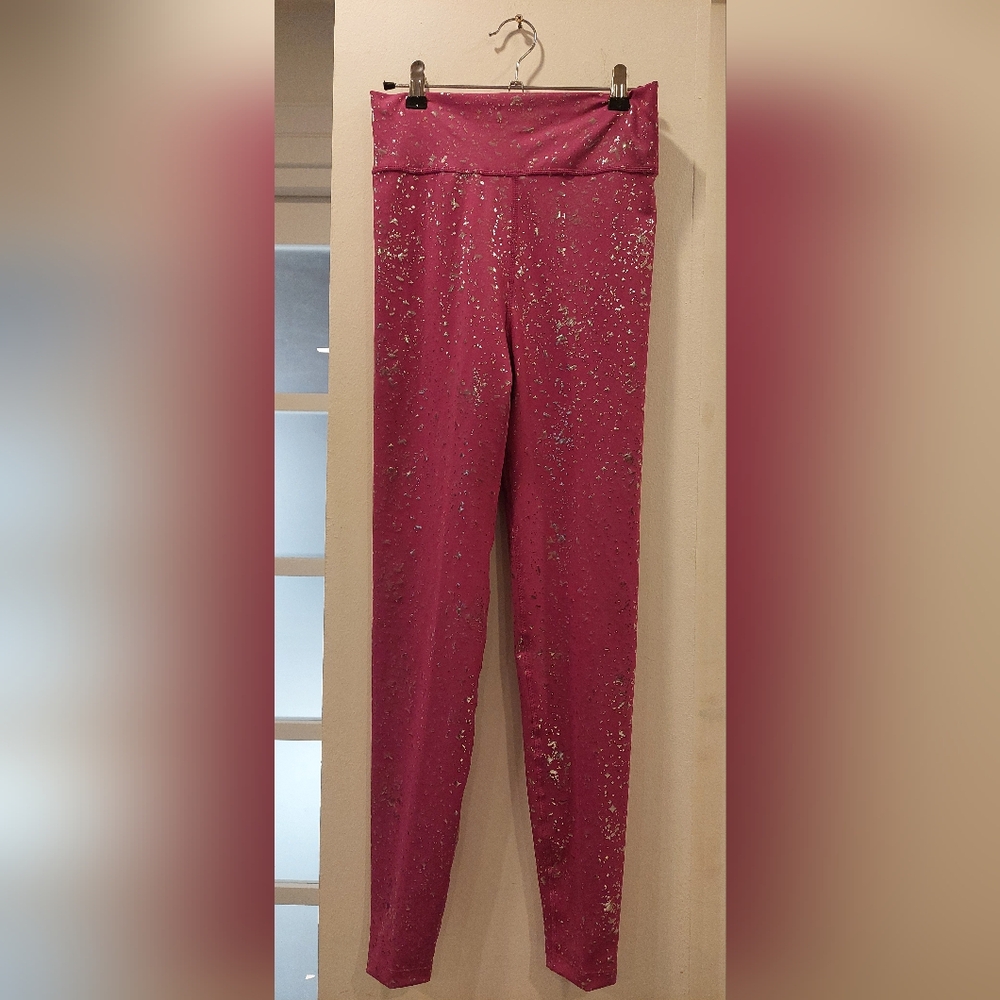 Nike Kids Glittery Pink Leggings